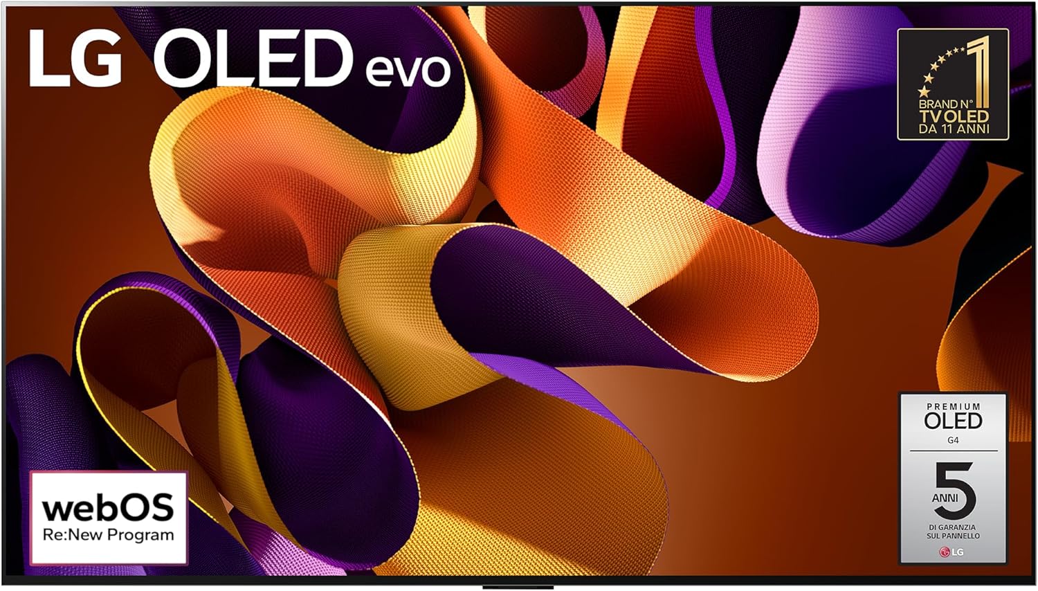 LG OLED evo 65”, Serie G4 2024, OLED65G45LW, Smart TV 4K
