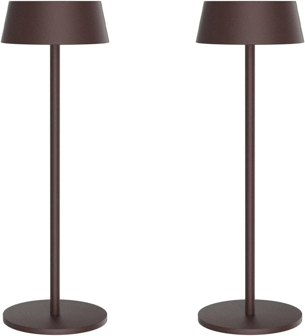 2 Lampade da tavolo senza fili, Ideale per cene in giardino