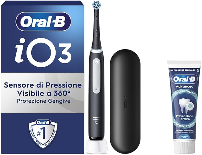 Oral-B iO 3 Spazzolino Elettrico in offerta oggi: sconto del 57% su Amazon, un affare imperdibile