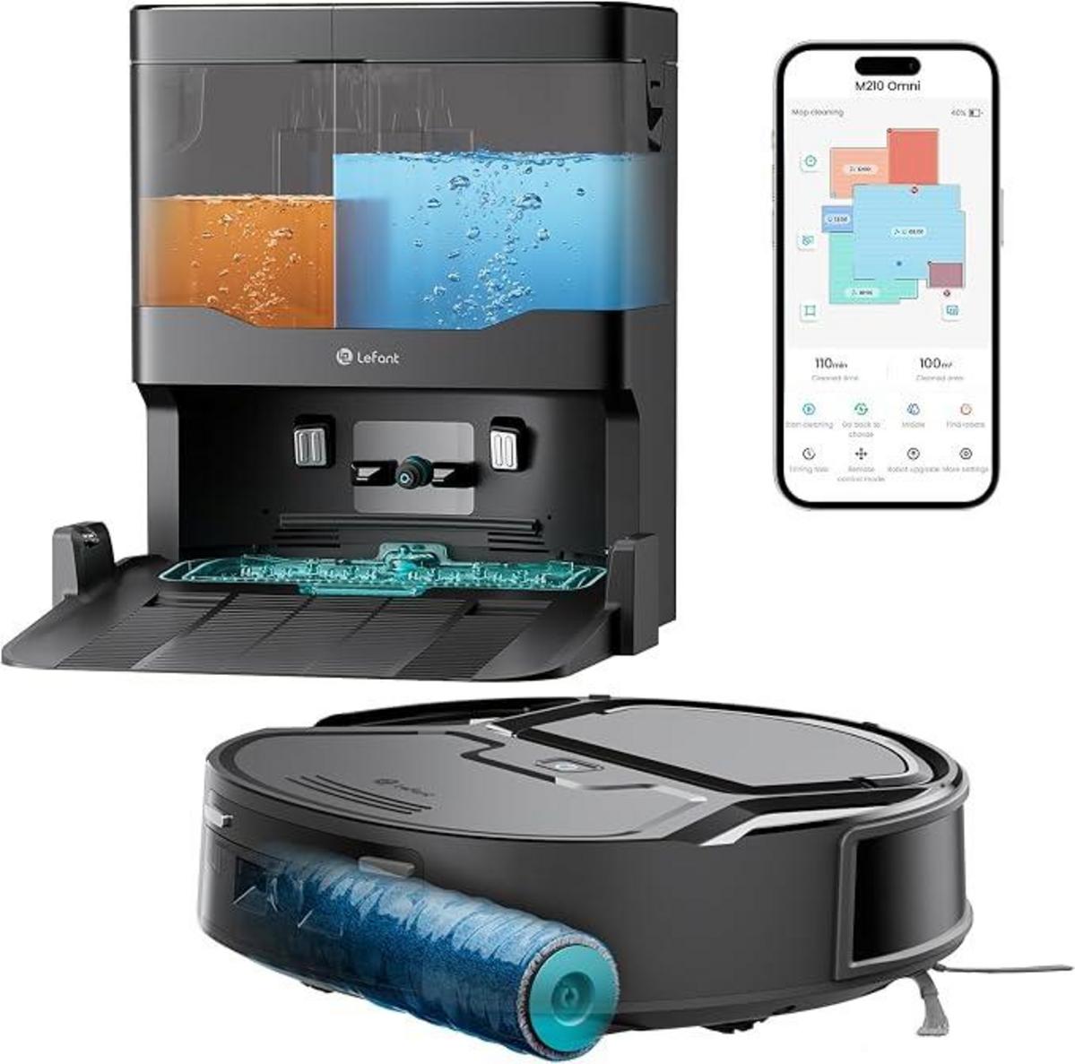 Lefant M210 Omni Robot Aspirapolvere Lavapavimenti con sconto del 65%: oggi su Amazon è un vero affare