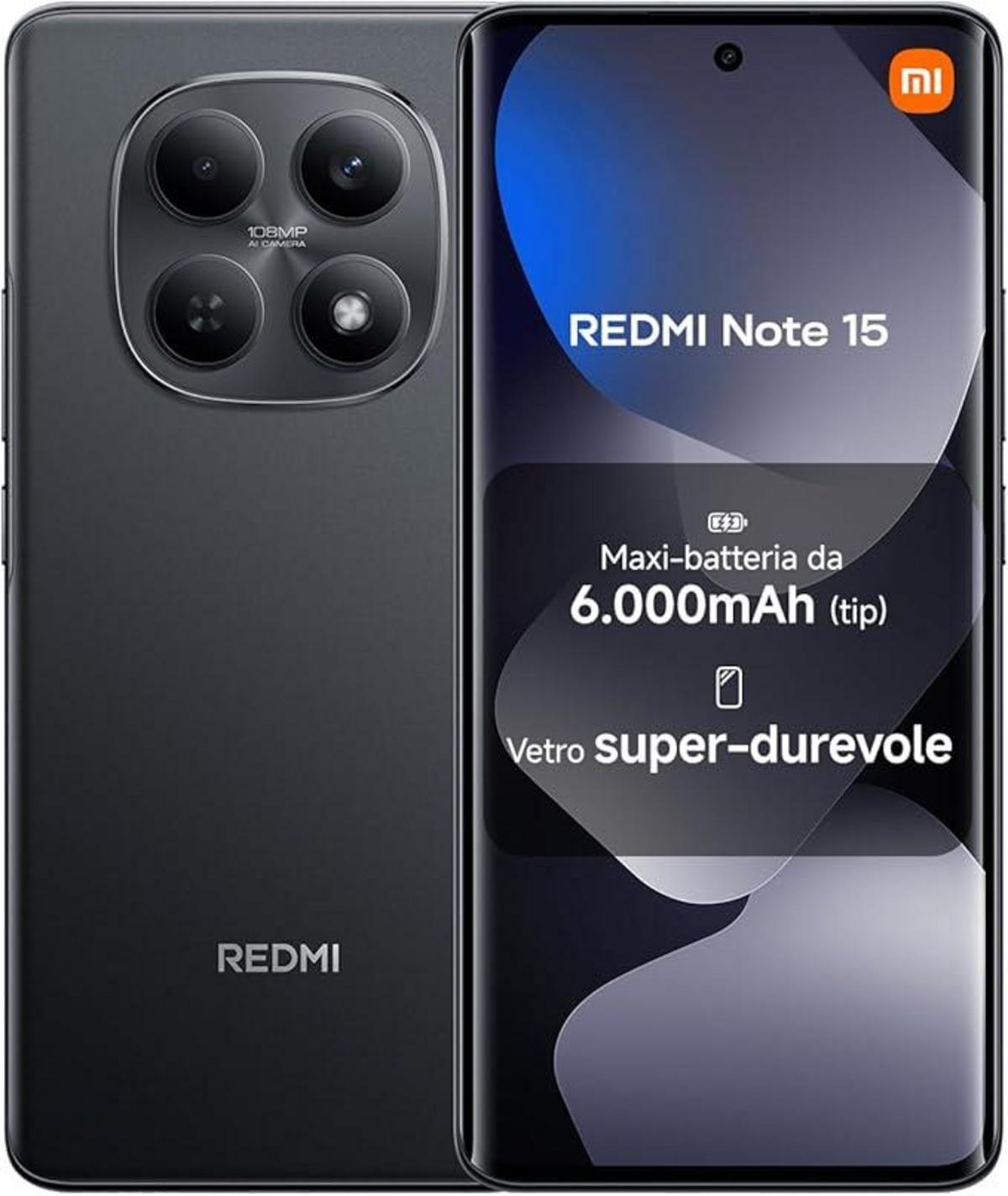 Xiaomi Redmi Note 15 in offerta su Amazon: lo smartphone con batteria da 6000 mAh e fotocamera da 108 MP a prezzo scontato