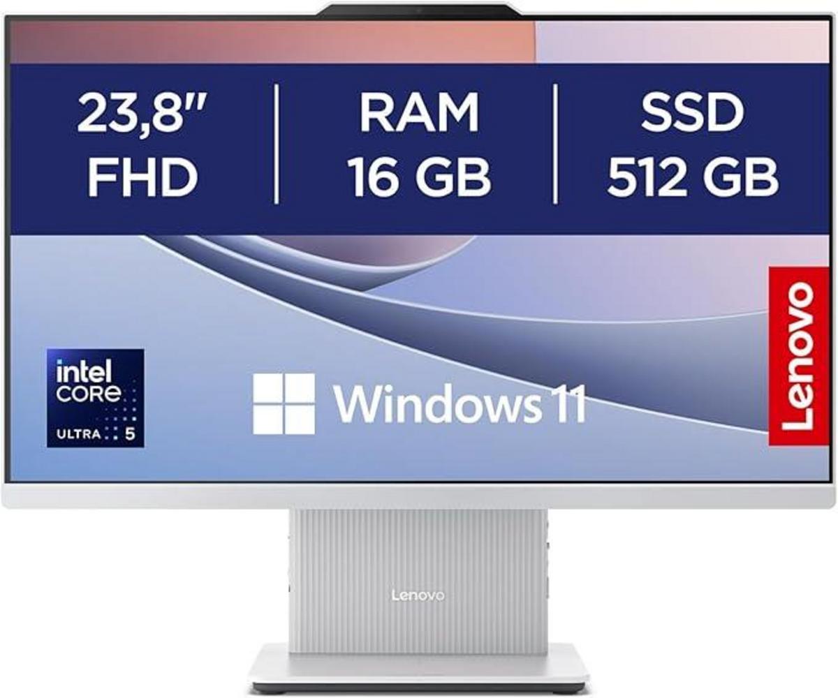 Lenovo IdeaCentre All-In-One 24″ con Intel Core Ultra 5: il desktop tutto-in-uno che semplifica la scrivania, oggi in sconto su Amazon