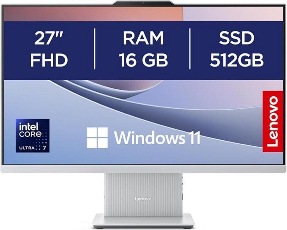 Lenovo IdeaCentre All-In-One 27 pollici con Intel Core Ultra 7: il desktop che ridefinisce eleganza e potenza