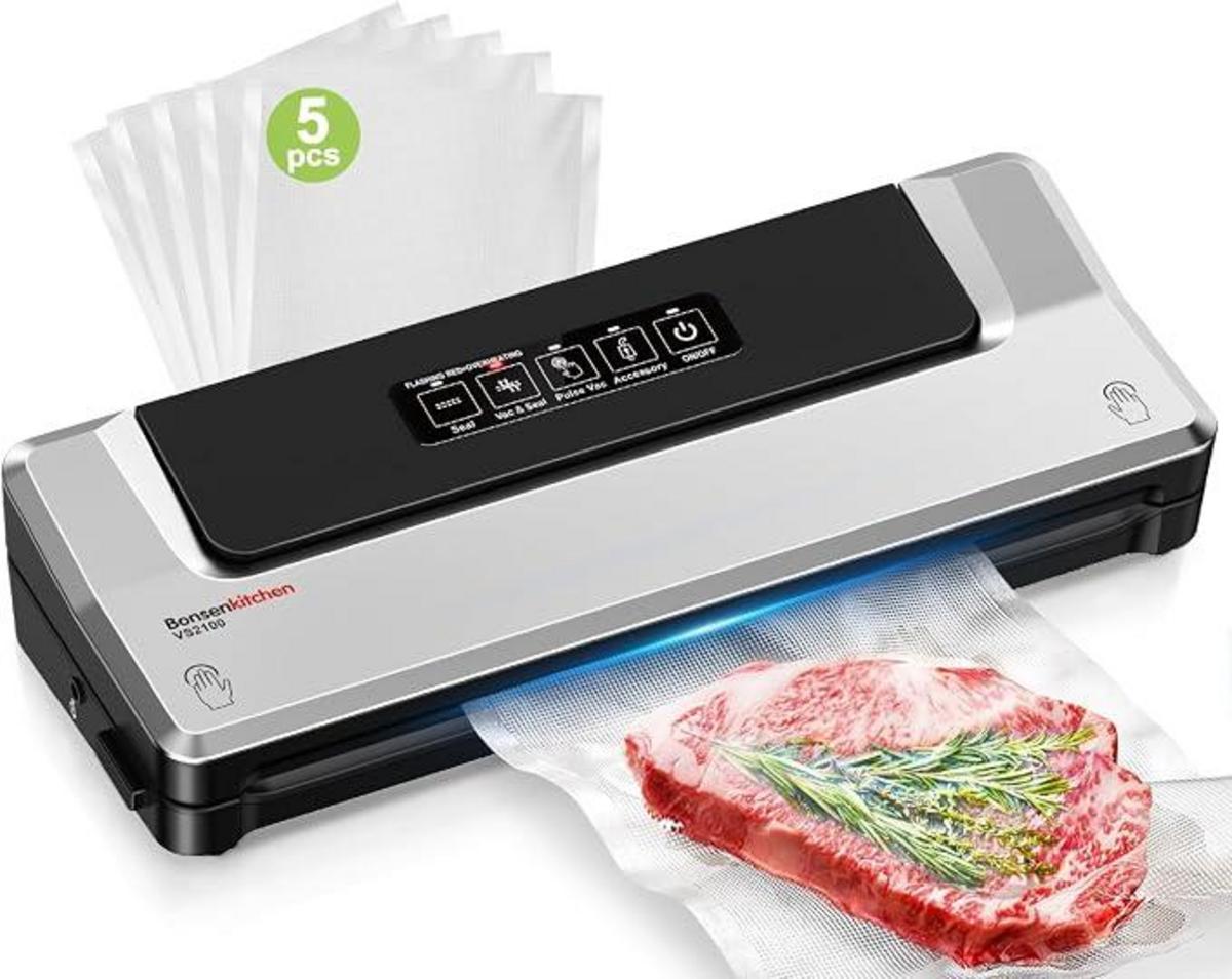 Bonsenkitchen Macchina Sottovuoto 4 in 1: l’alleata perfetta per conservare i tuoi alimenti, oggi in sconto su Amazon
